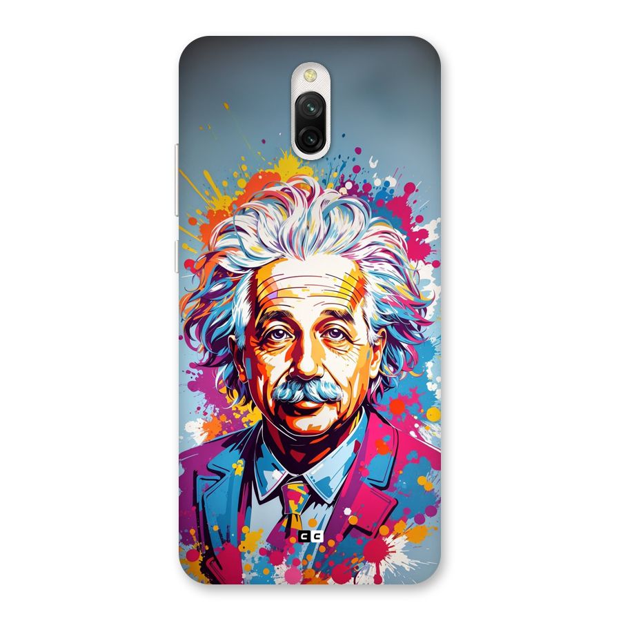 Einstein illustration Back Case for Redmi 8A Dual