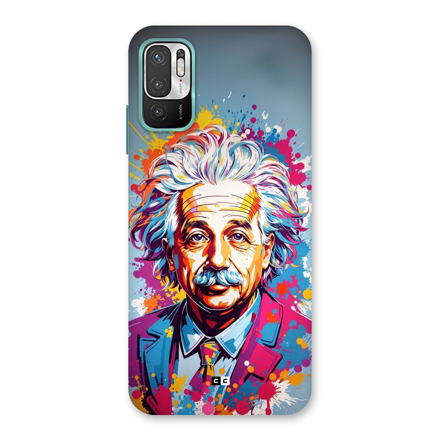 Einstein illustration Back Case for Redmi Note 10T 5G