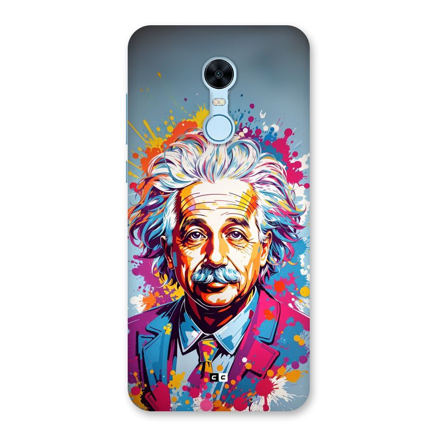 Einstein illustration Back Case for Redmi Note 5