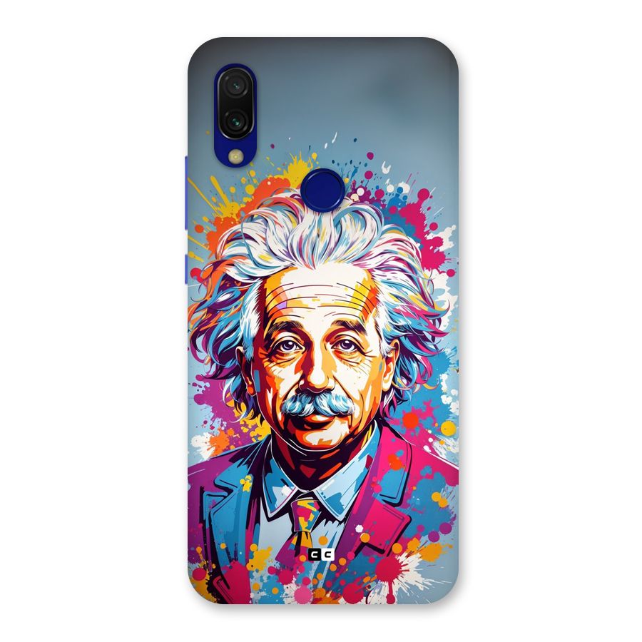 Einstein illustration Back Case for Redmi Y3