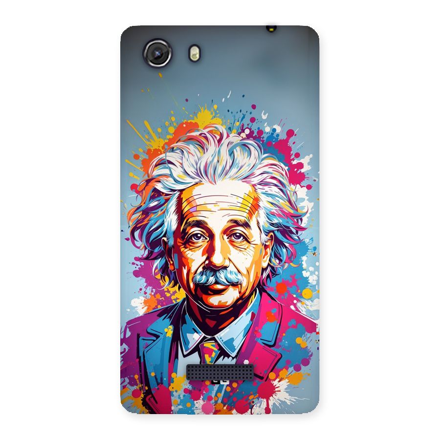 Einstein illustration Back Case for Unite 3