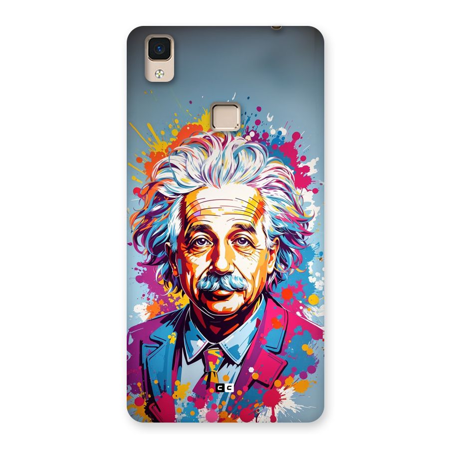 Einstein illustration Back Case for V3 Max
