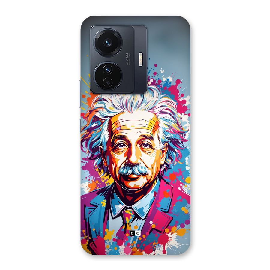 Einstein illustration Back Case for Vivo T1 Pro