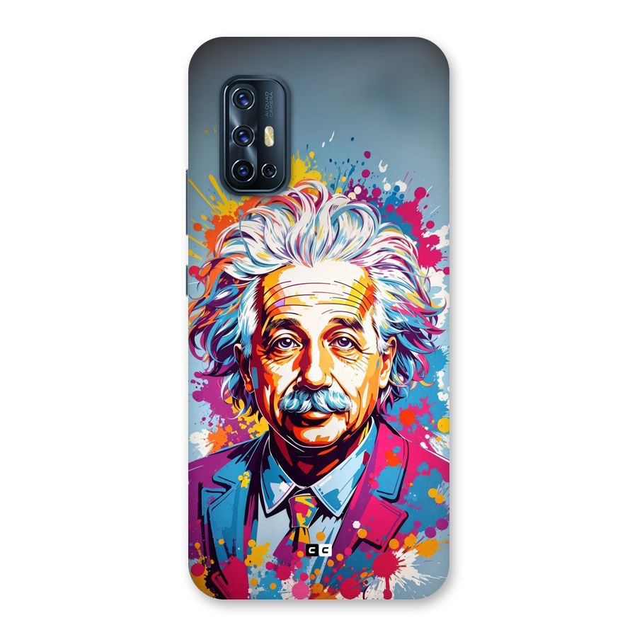 Einstein illustration Back Case for Vivo V17