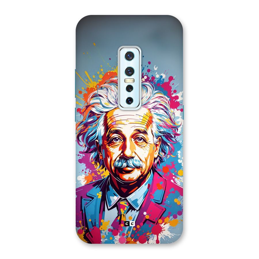Einstein illustration Back Case for Vivo V17 Pro