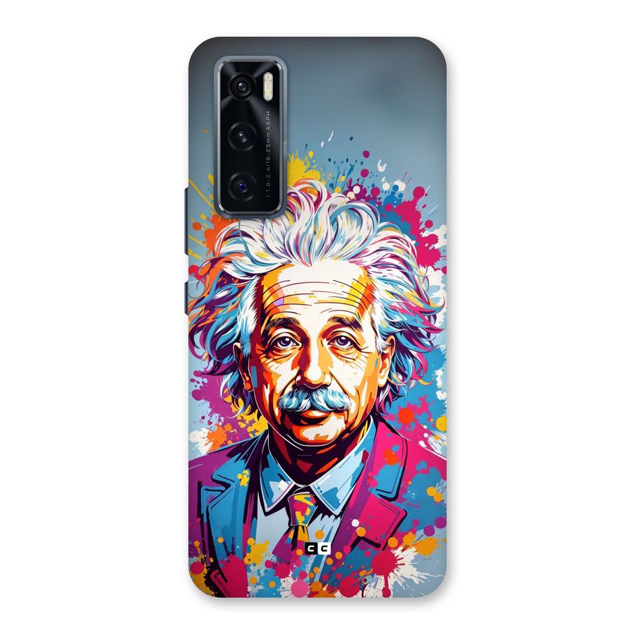 Einstein illustration Back Case for Vivo V20 SE