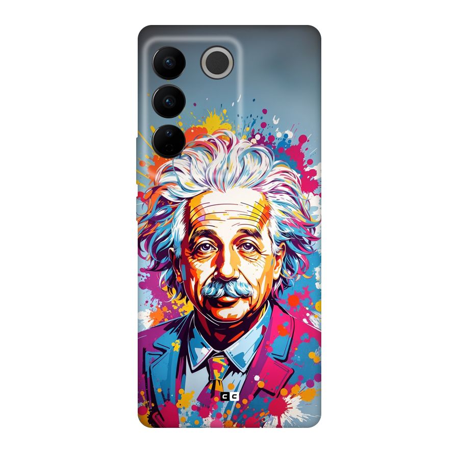 Einstein illustration Back Case for Vivo V27