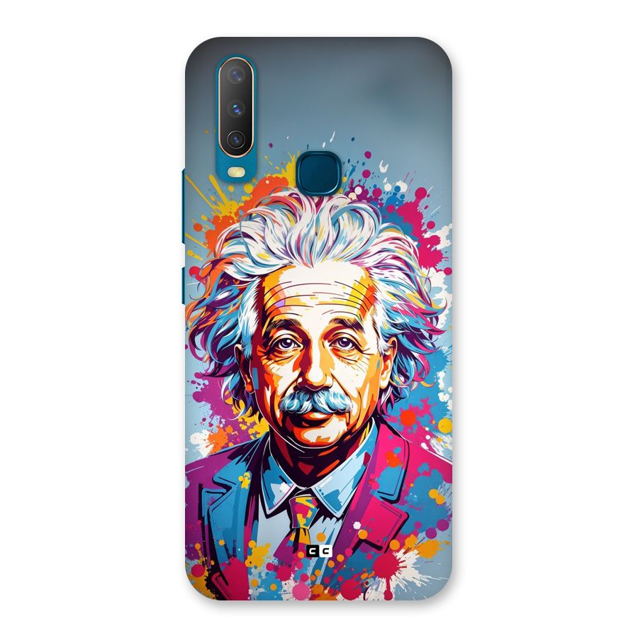 Einstein illustration Back Case for Vivo Y11