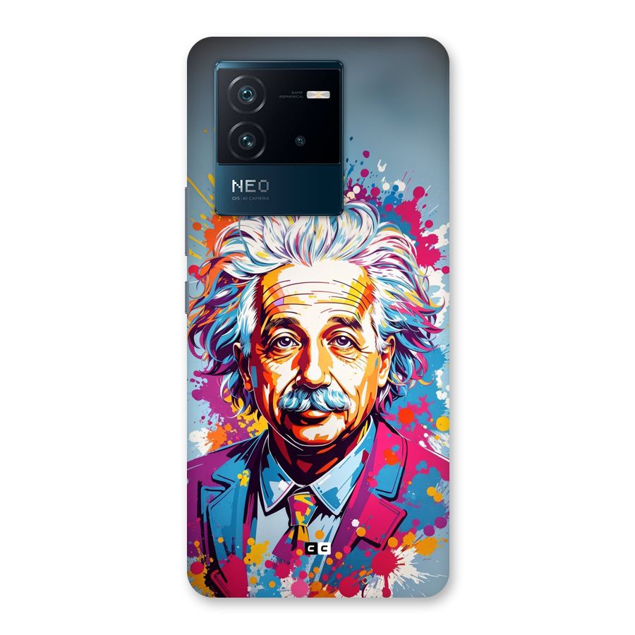 Einstein illustration Back Case for Vivo iQOO Neo 6 5G