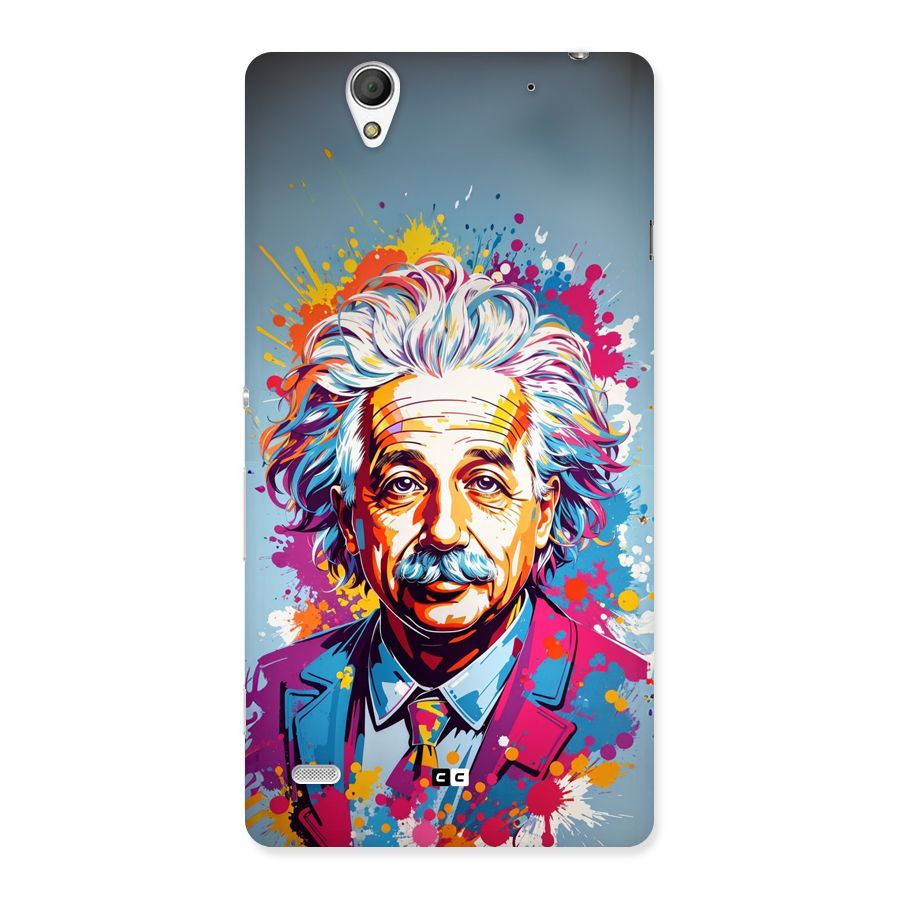 Einstein illustration Back Case for Xperia C4