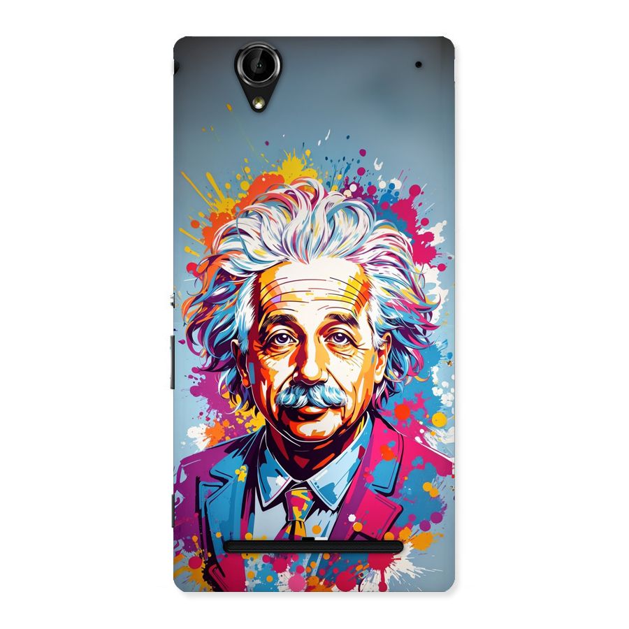 Einstein illustration Back Case for Xperia T2