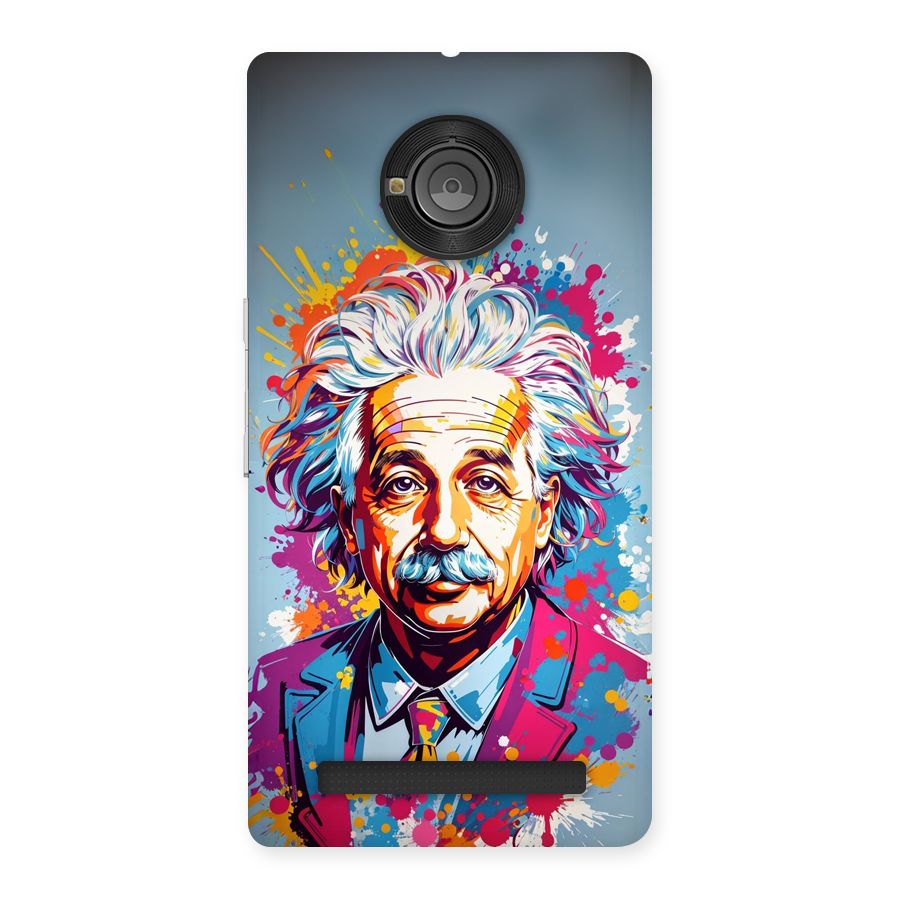 Einstein illustration Back Case for Yuphoria