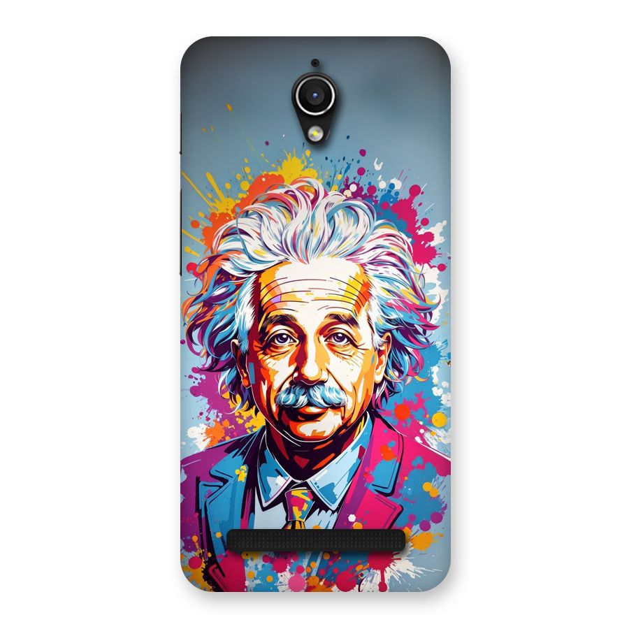 Einstein illustration Back Case for Zenfone Go
