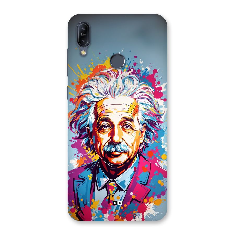 Einstein illustration Back Case for Zenfone Max M2