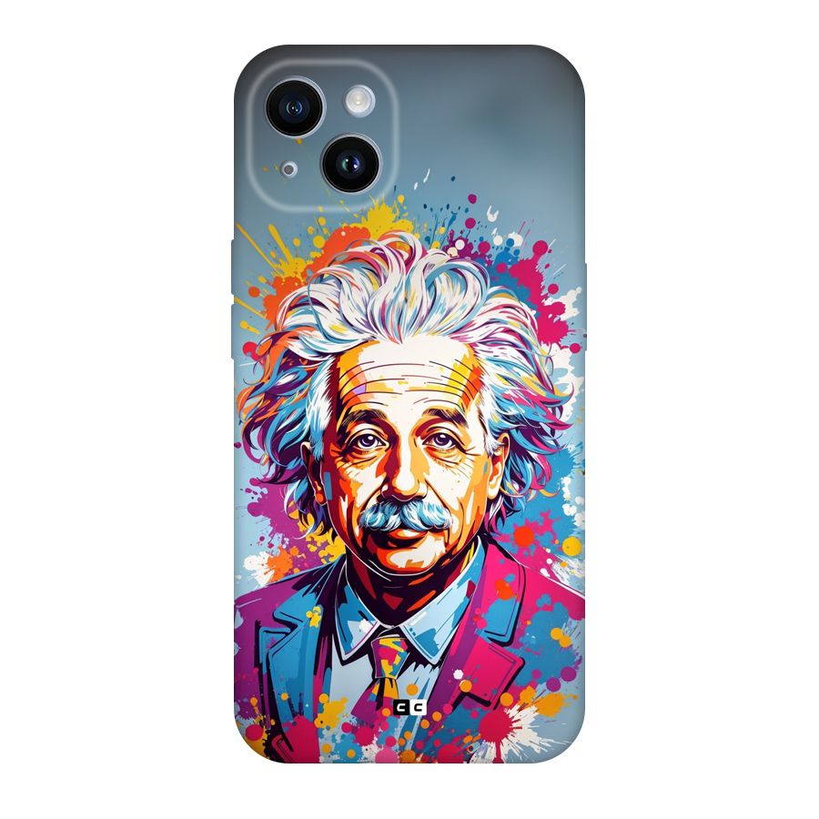 Einstein illustration Back Case for iPhone 14