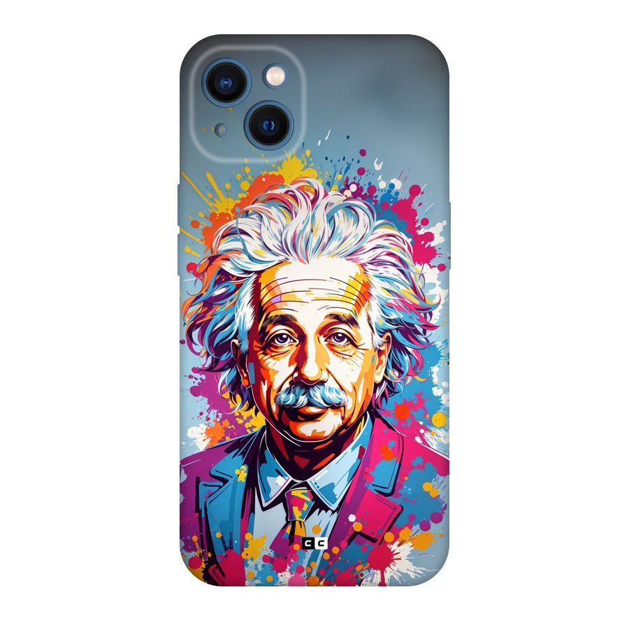 Einstein illustration Back Case for iPhone 13