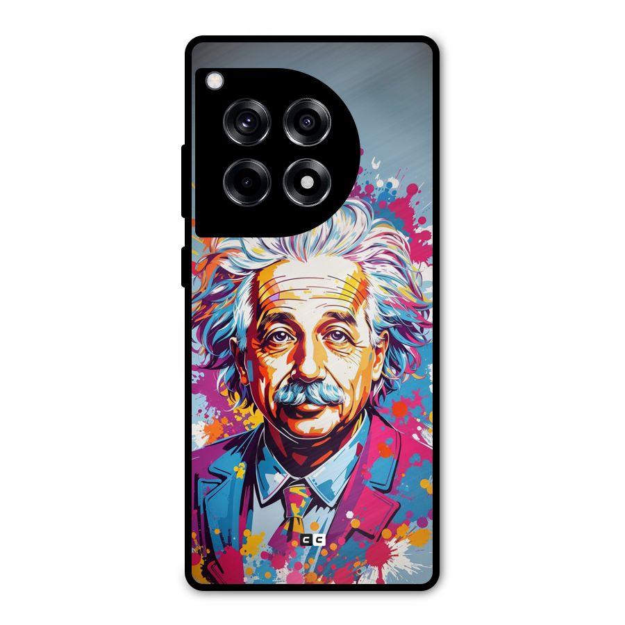 Einstein illustration Metal Back Case for OnePlus 12R