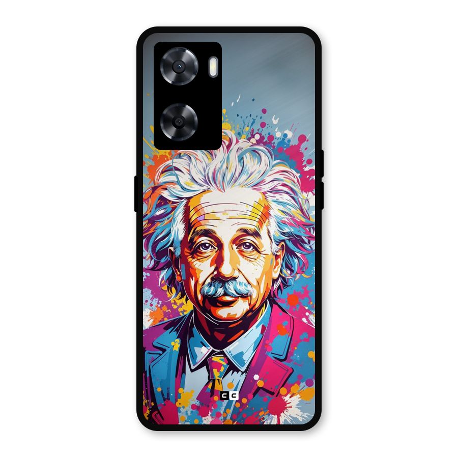 Einstein illustration Metal Back Case for OnePlus Nord N20 SE
