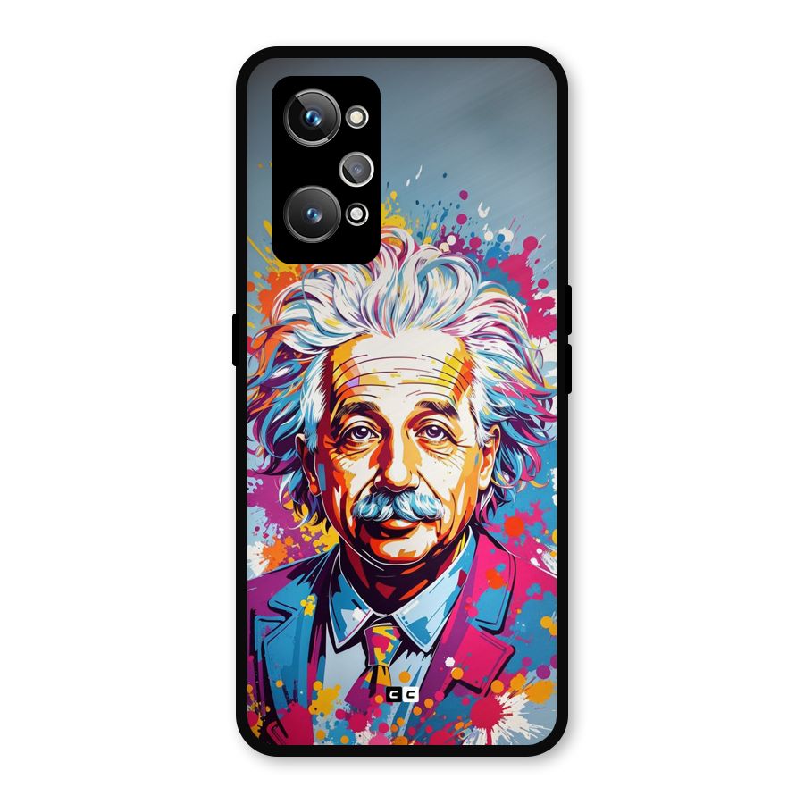 Einstein illustration Metal Back Case for Realme GT 2