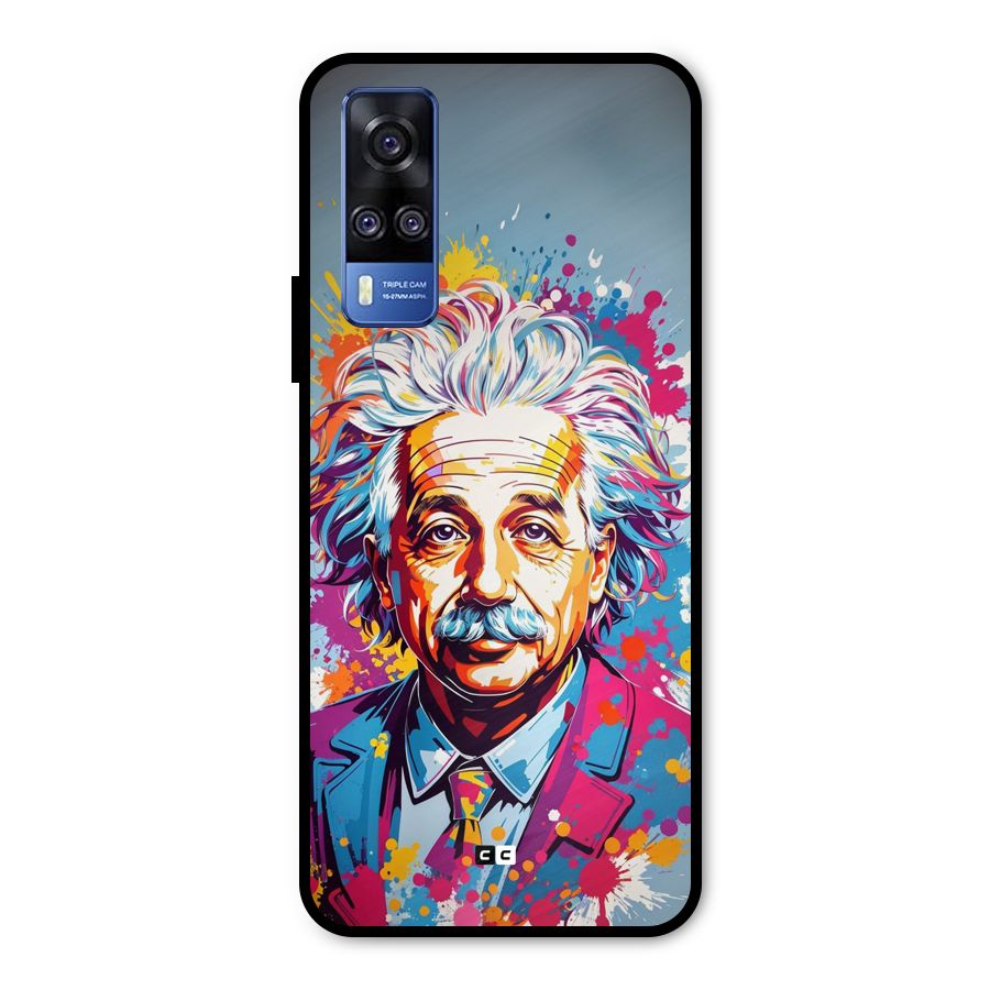 Einstein illustration Metal Back Case for Vivo Y31