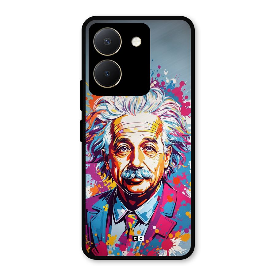 Einstein illustration Metal Back Case for Vivo Y36
