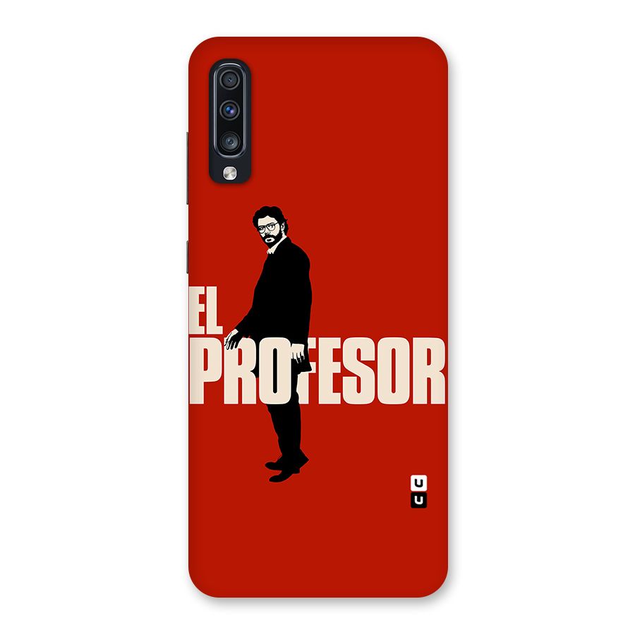 El Profesor Minimalist Back Case for Galaxy A70