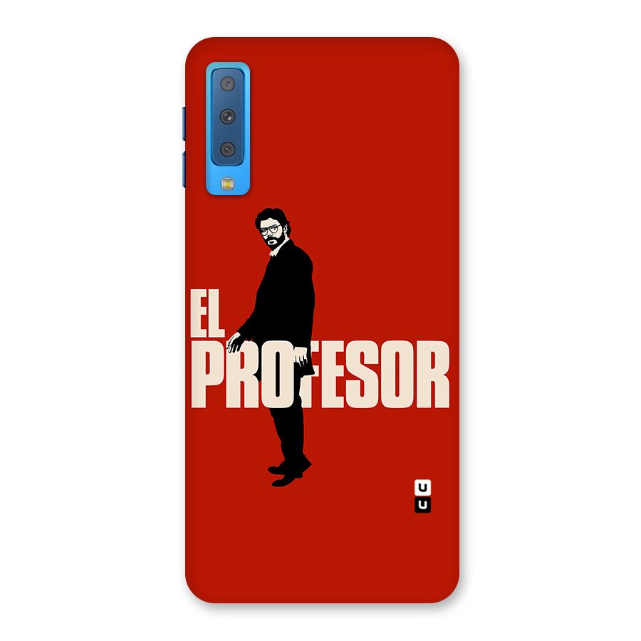 El Profesor Minimalist Back Case for Galaxy A7 (2018)