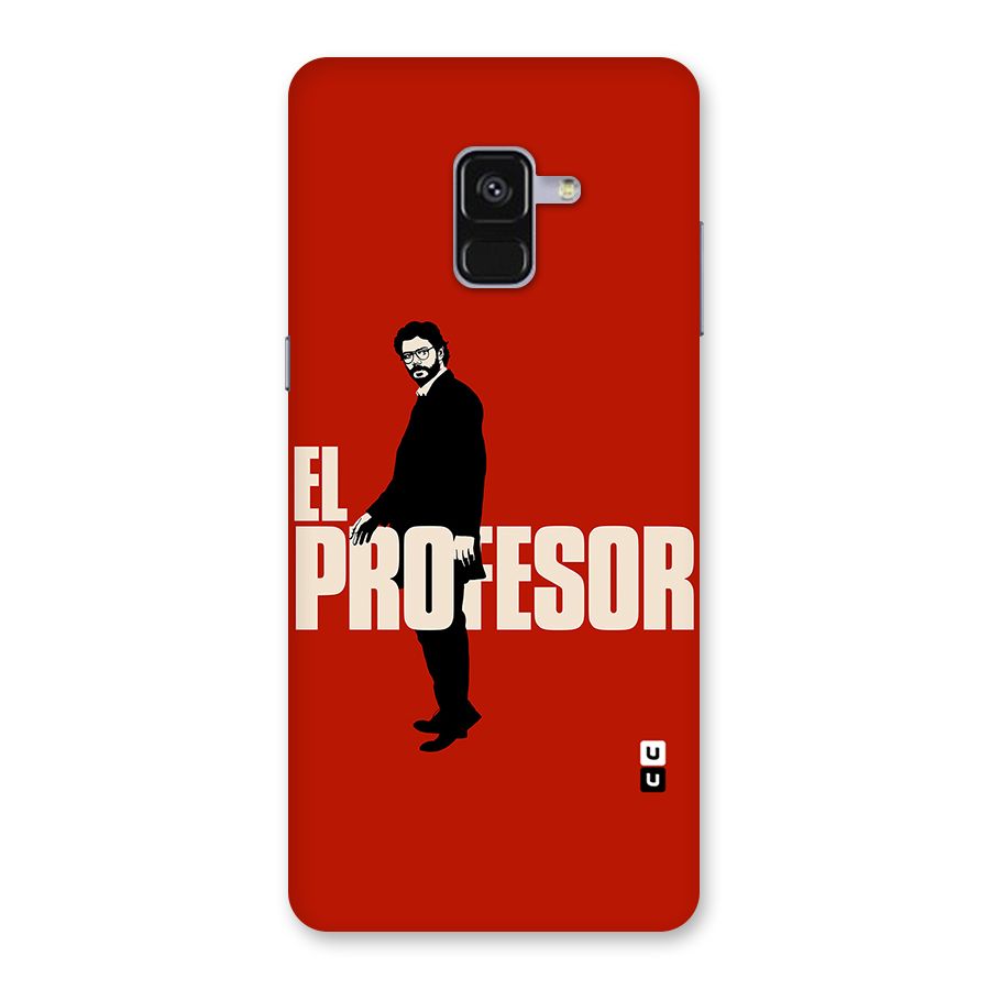 El Profesor Minimalist Back Case for Galaxy A8 Plus