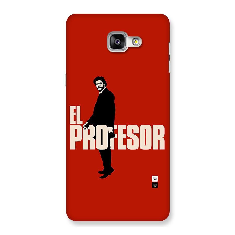 El Profesor Minimalist Back Case for Galaxy A9