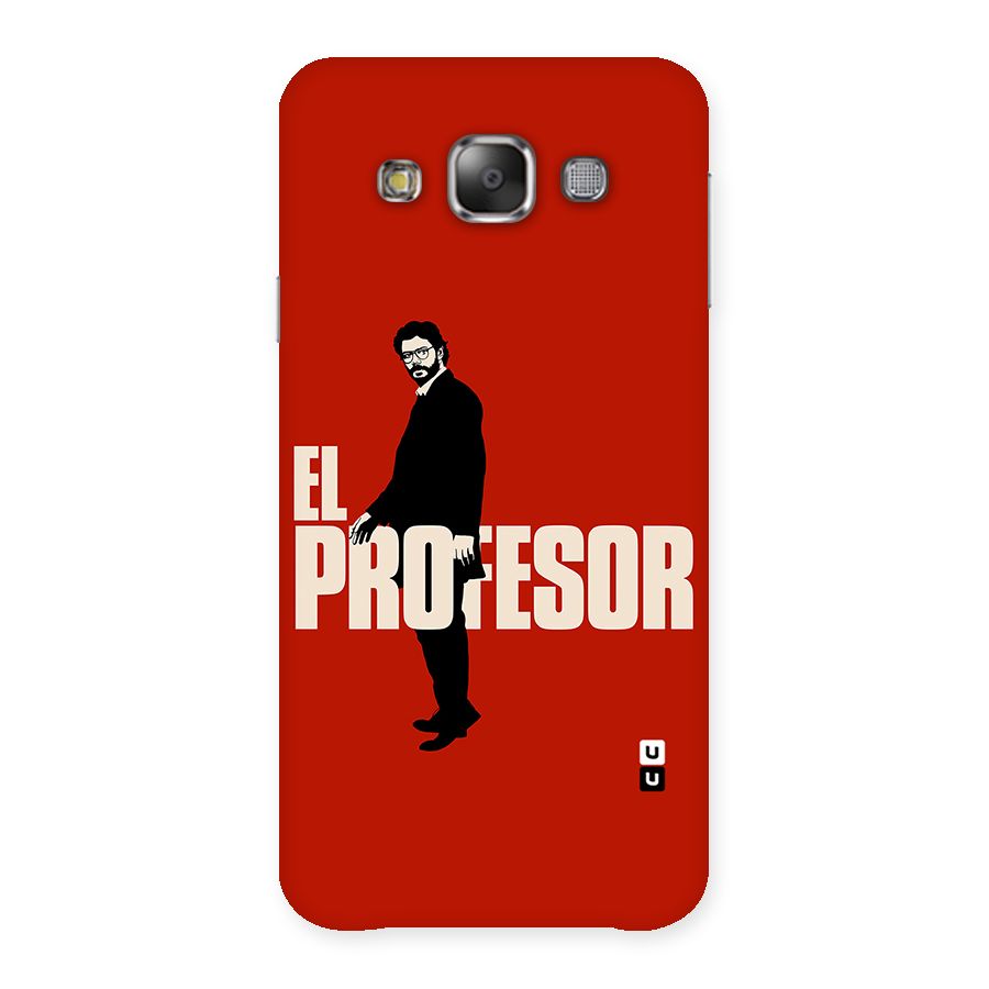 El Profesor Minimalist Back Case for Galaxy E7