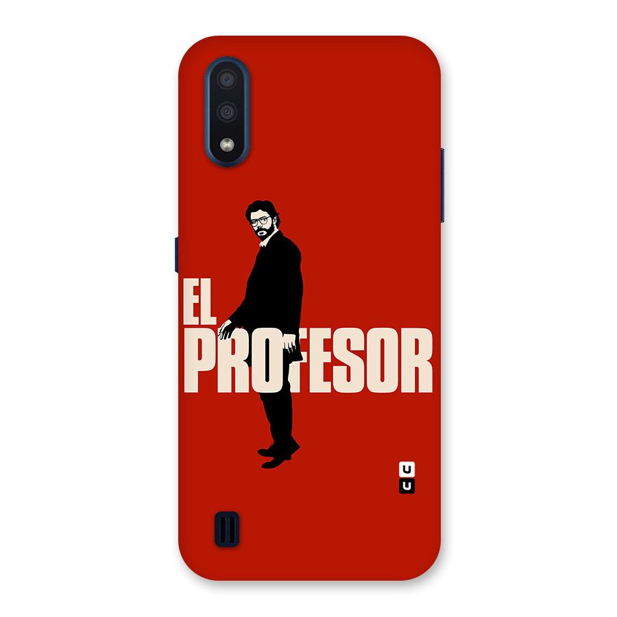 El Profesor Minimalist Back Case for Galaxy M01
