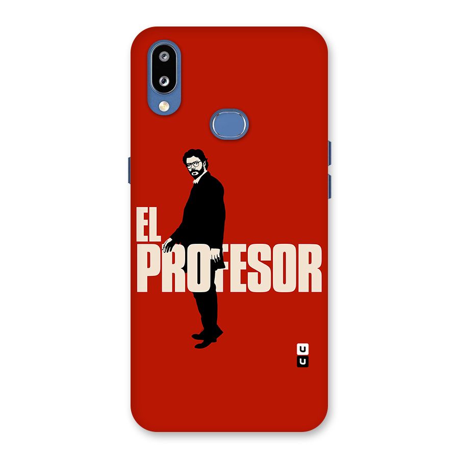 El Profesor Minimalist Back Case for Galaxy M01s
