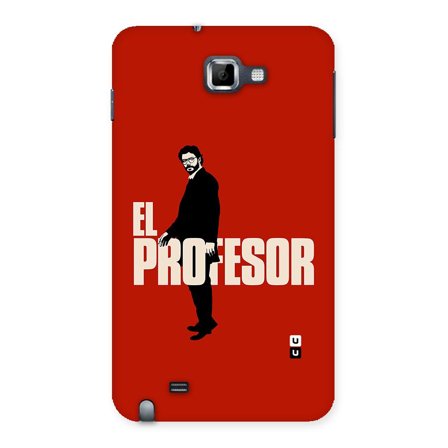 El Profesor Minimalist Back Case for Galaxy Note