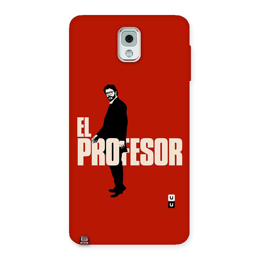 El Profesor Minimalist Back Case for Galaxy Note 3