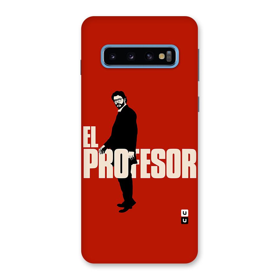 El Profesor Minimalist Back Case for Galaxy S10