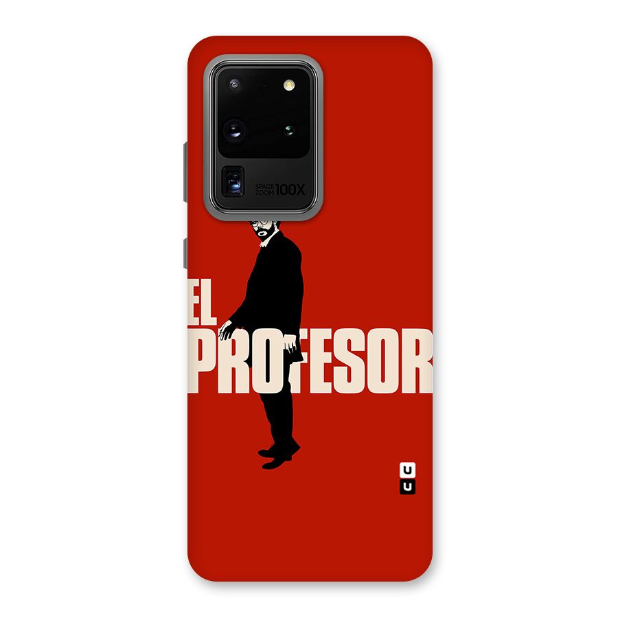El Profesor Minimalist Back Case for Galaxy S20 Ultra