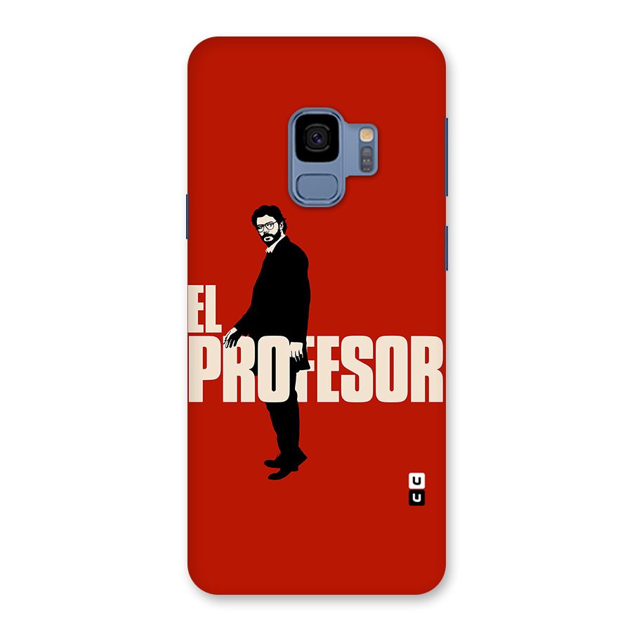El Profesor Minimalist Back Case for Galaxy S9