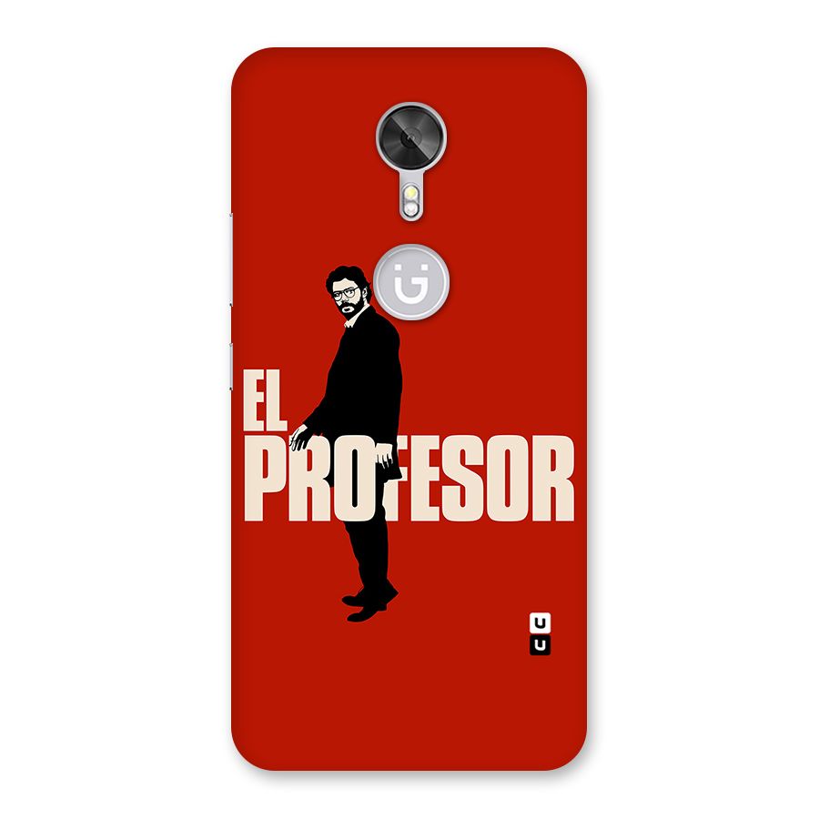 El Profesor Minimalist Back Case for Gionee A1
