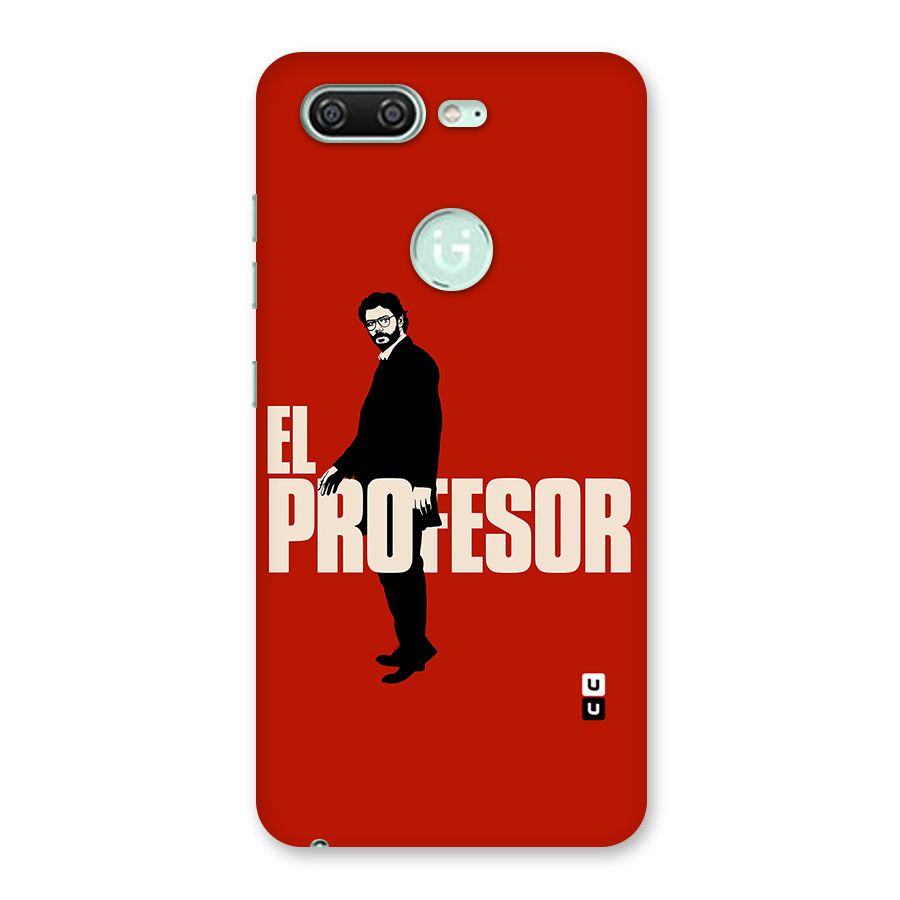 El Profesor Minimalist Back Case for Gionee S10