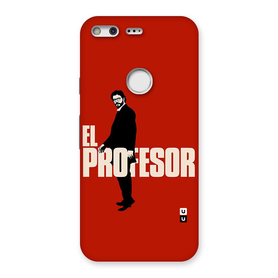 El Profesor Minimalist Back Case for Google Pixel