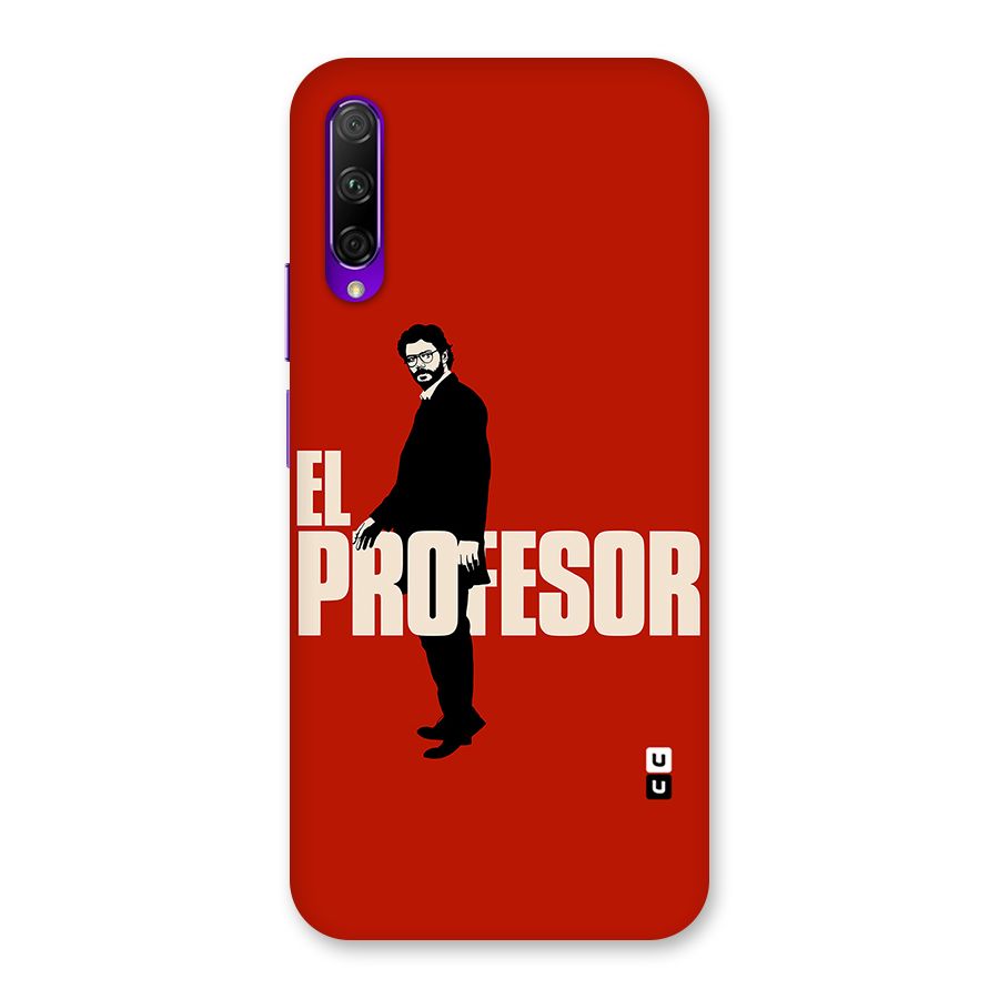 El Profesor Minimalist Back Case for Honor 9X Pro
