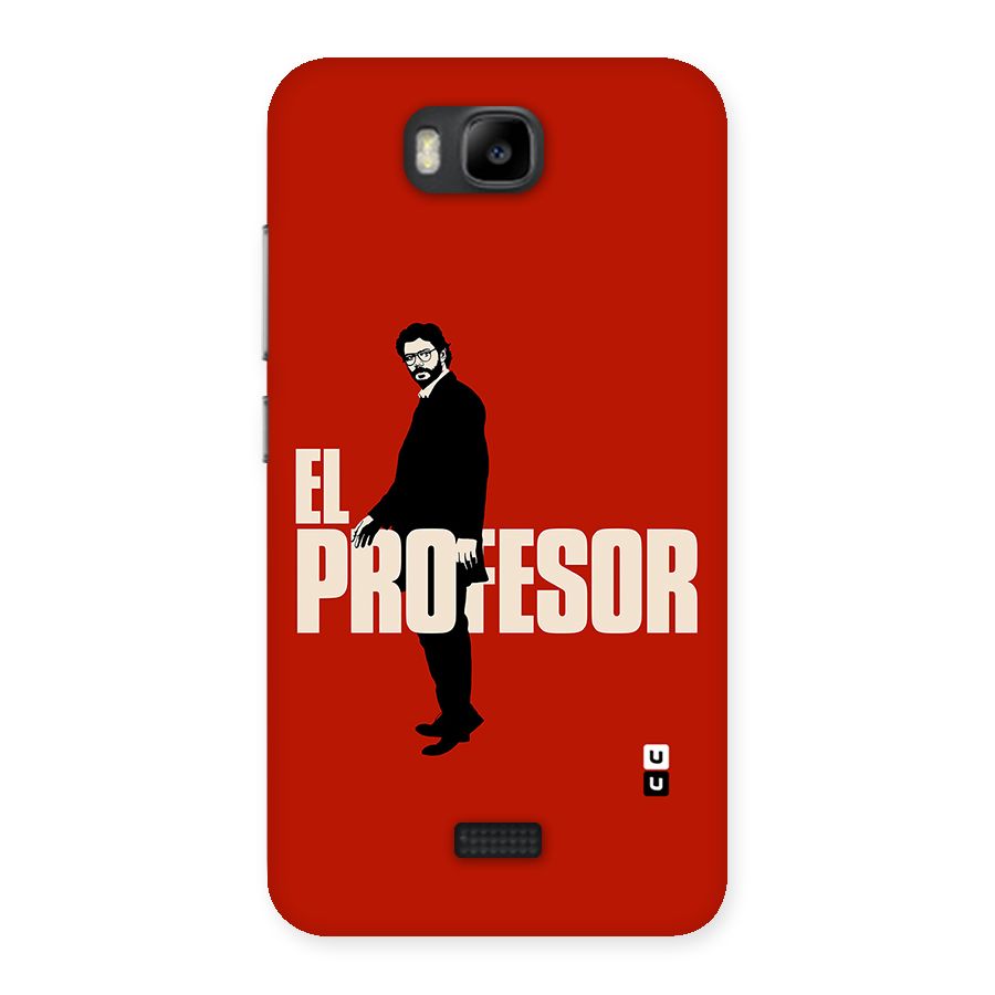 El Profesor Minimalist Back Case for Honor Bee