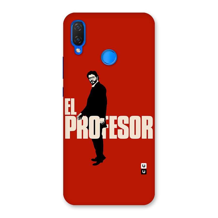 El Profesor Minimalist Back Case for Huawei P Smart+