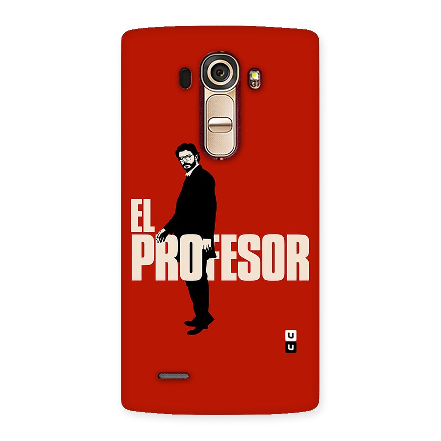 El Profesor Minimalist Back Case for LG G4