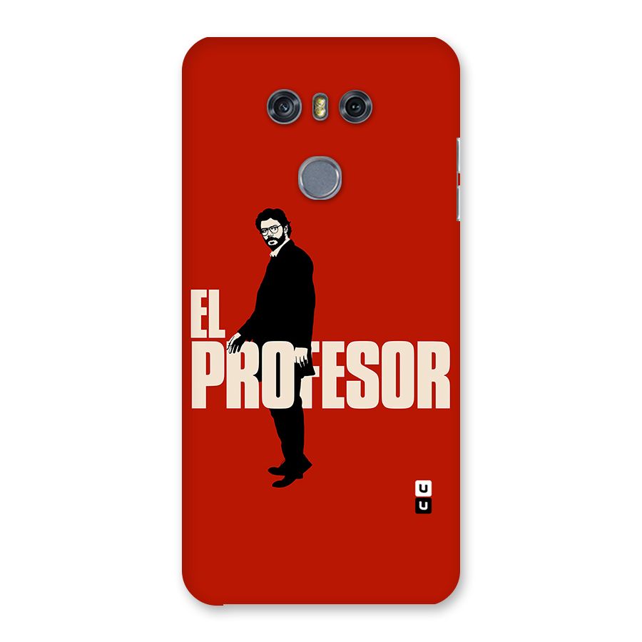El Profesor Minimalist Back Case for LG G6