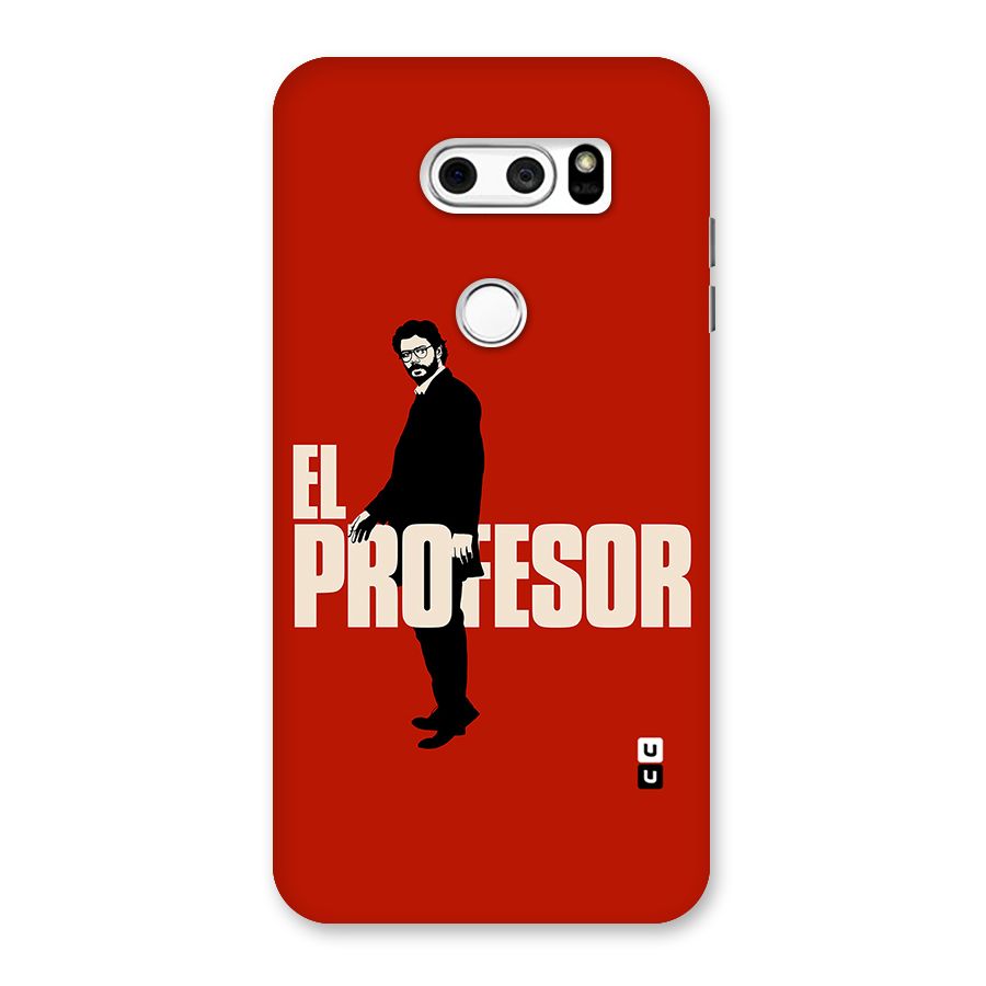 El Profesor Minimalist Back Case for LG V30