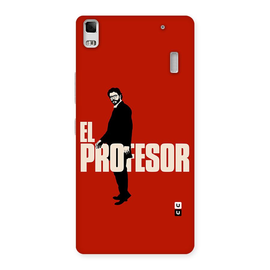 El Profesor Minimalist Back Case for Lenovo A7000
