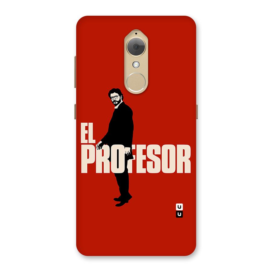 El Profesor Minimalist Back Case for Lenovo K8