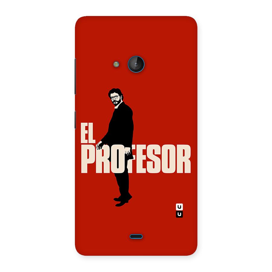 El Profesor Minimalist Back Case for Lumia 540