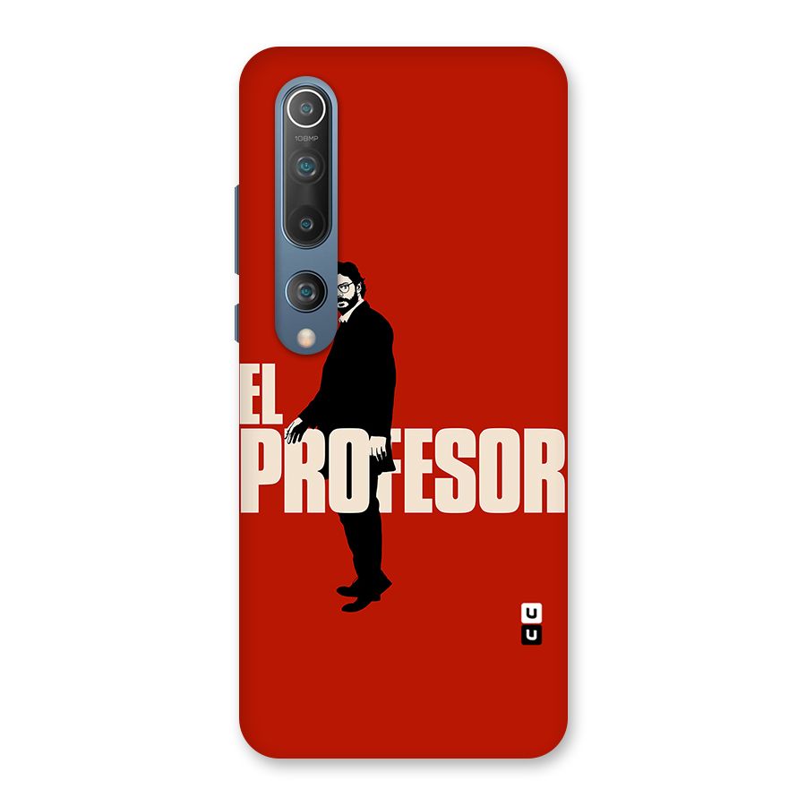 El Profesor Minimalist Back Case for Mi 10